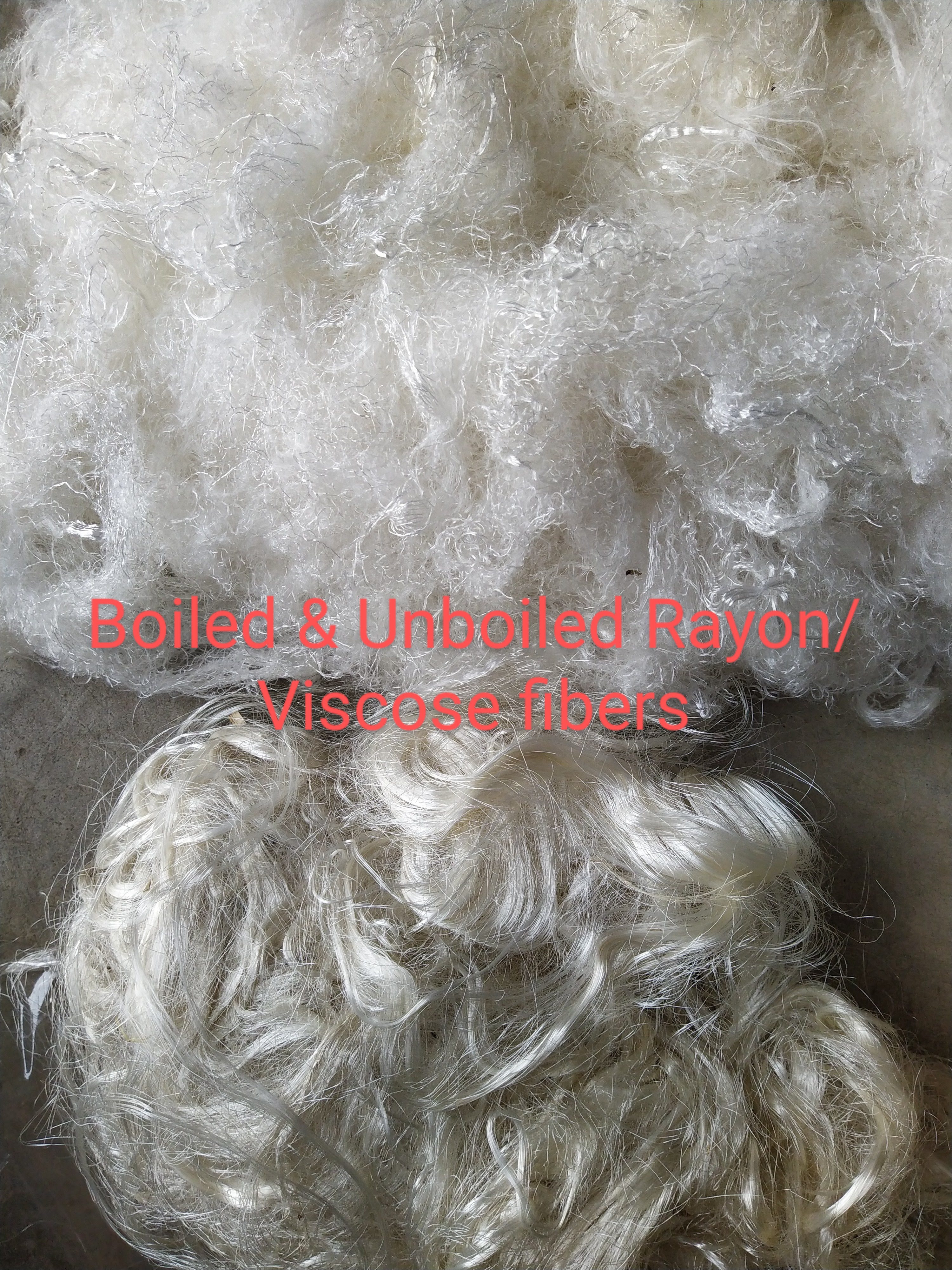 Boiled & Unboiled Rayon,Viscose Fibers
